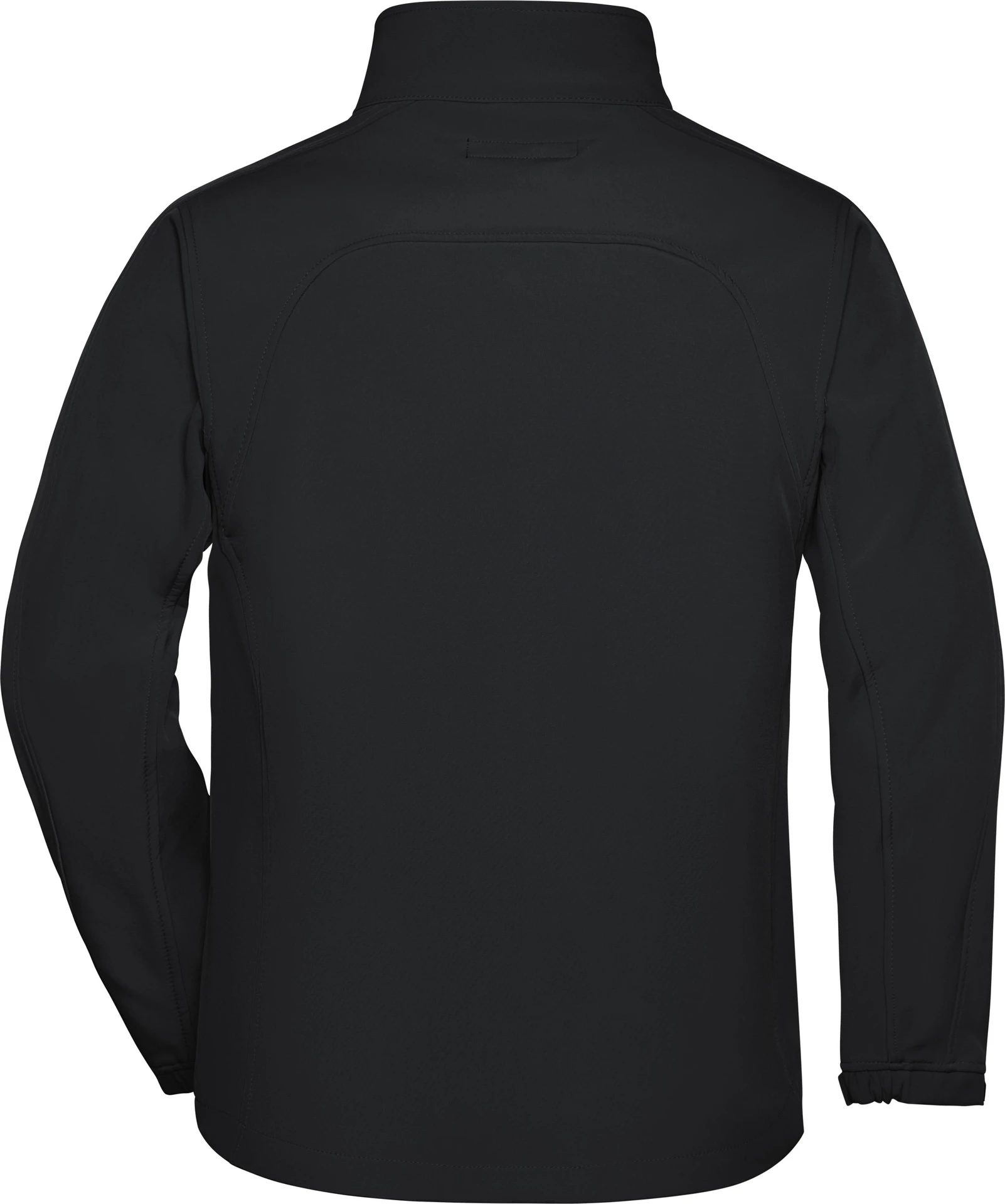jn135-mens-softshell-jacket-black-back-5 James & Nicholson Men's Softshell Jacket (135)