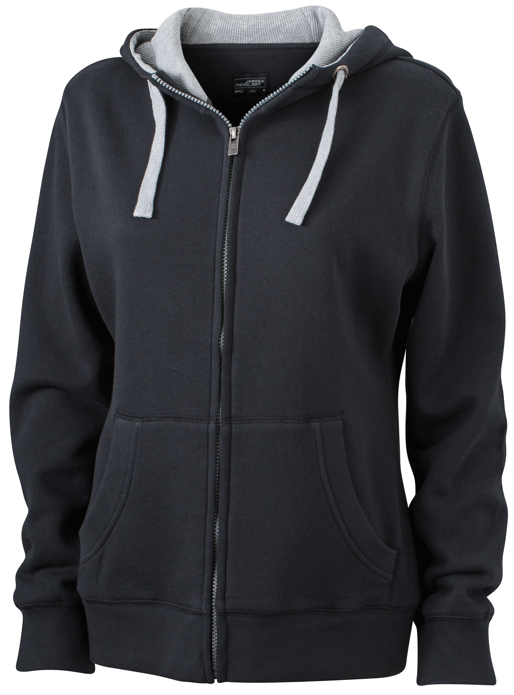 James & Nicholson Ladies Lifestyle Zip-Hoody James & Nicholson Ladies Lifestyle Zip-Hoody