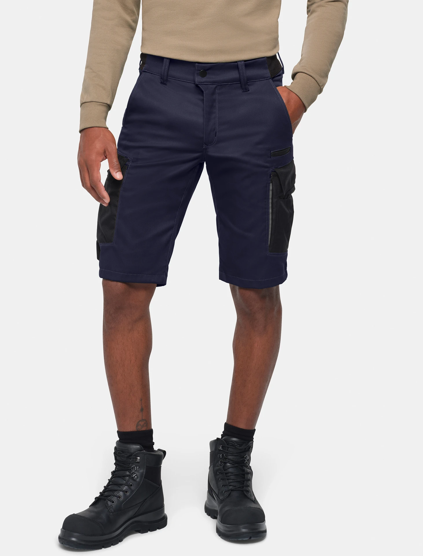 hakro-753-worker-performanceshorts-eco-tinte-model-0 HAKRO Worker-Performanceshort 753 ECO