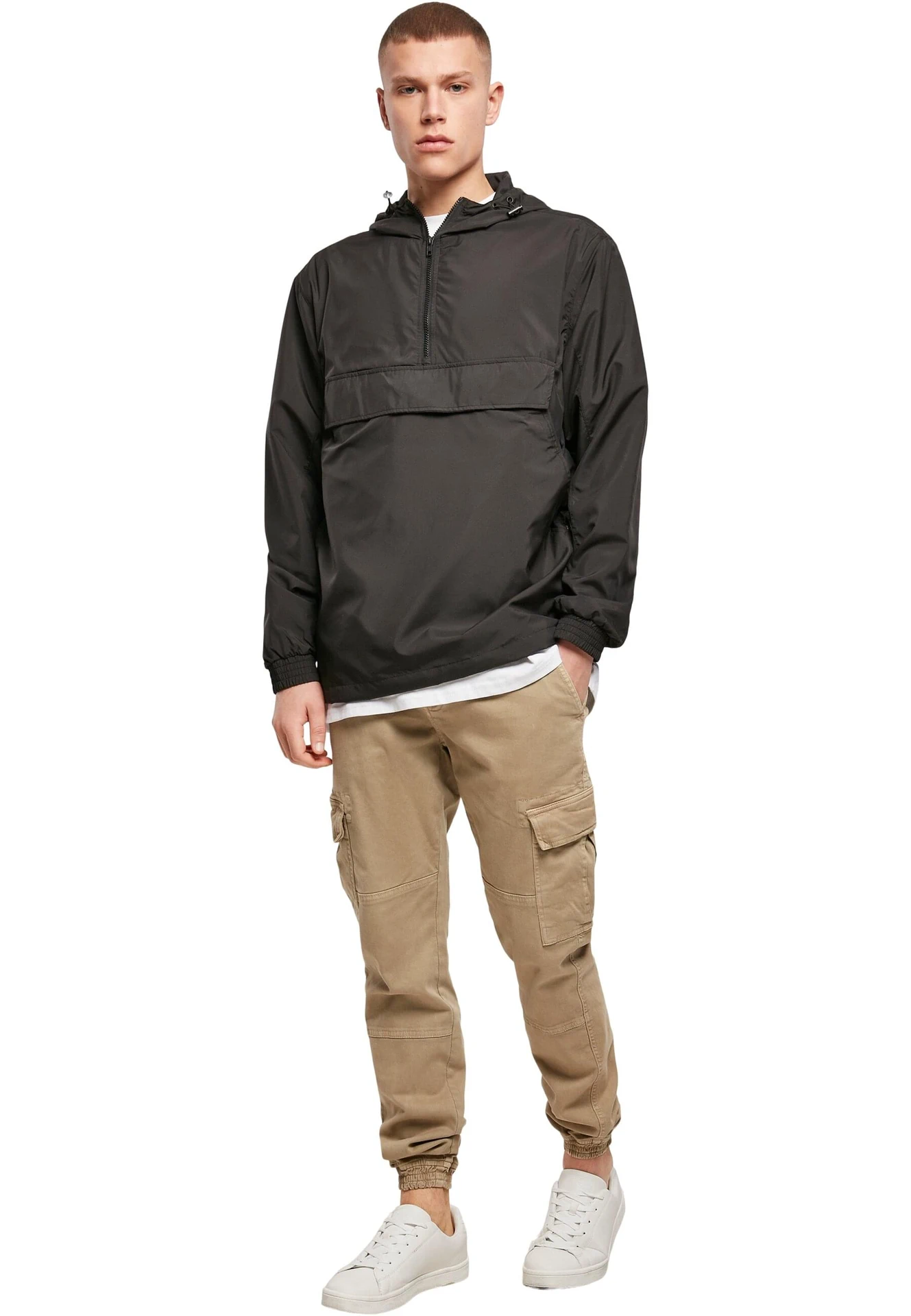 Build Your Brand Basic Pull Over Jacket
