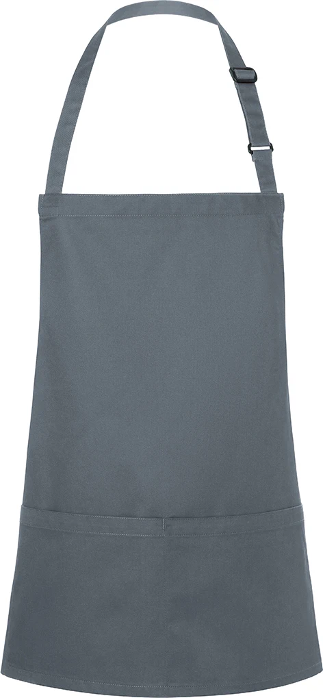 karlowsky-bls6-kurze-latzschuerze-basic-mit-schnalle-und-tasche-anthracite-front-3 KARLOWSKY kurze Latzschürze Basic mit Schnalle und Tasche