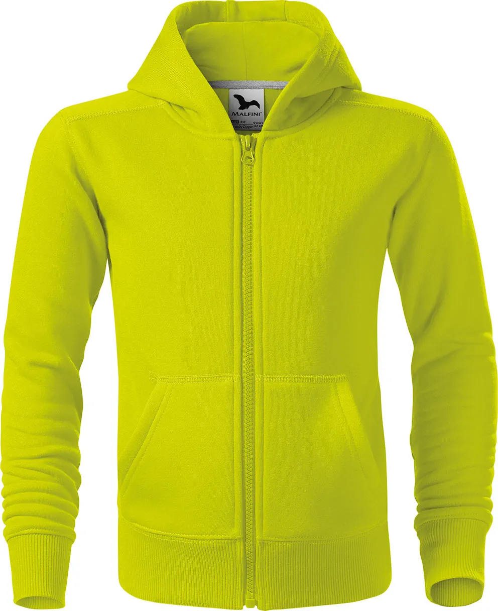 MALFINI Sweatshirt Kinder Trendy Zipper 412