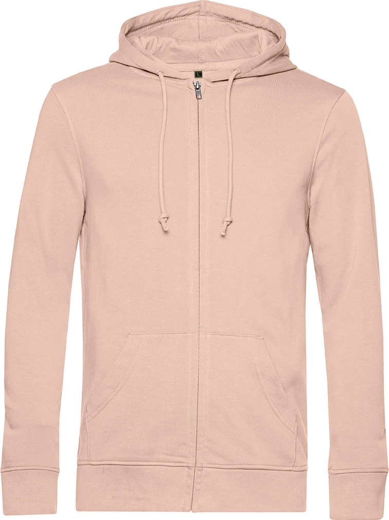 BC-WU35B-inspire-zipped-hood-softrose-0 B&C Organic Zipped Hood Jacket