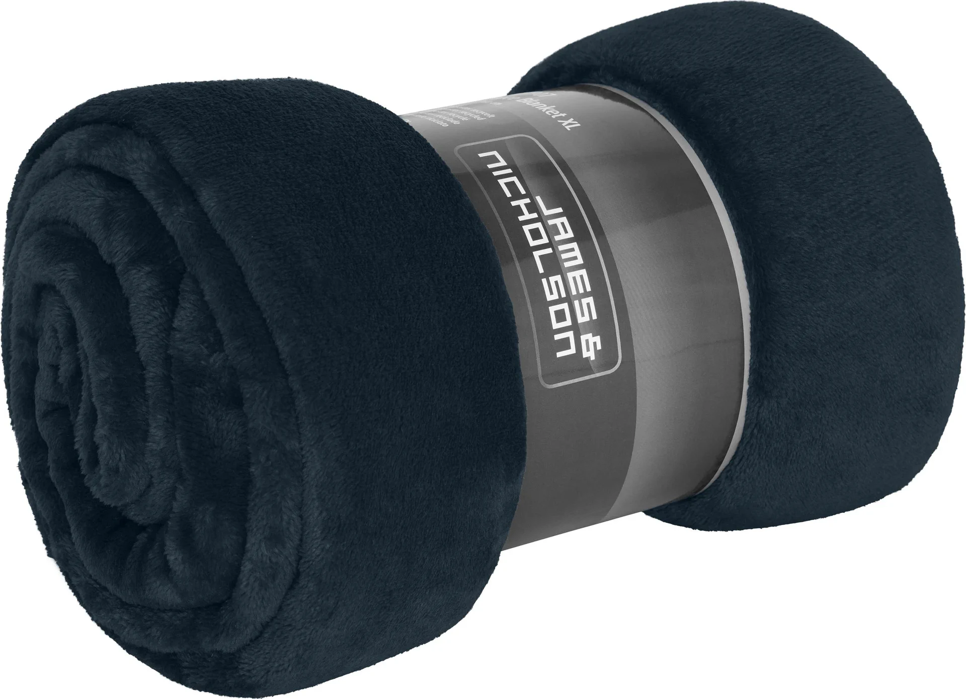 jn1907-microfibre-fleece-blanket-xl-navy-front-3 James & Nicholson Microfibre Fleece Blanket XL