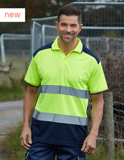 YOKO Hi-Vis Two-Tone Polo YOKO Hi-Vis Two-Tone Polo