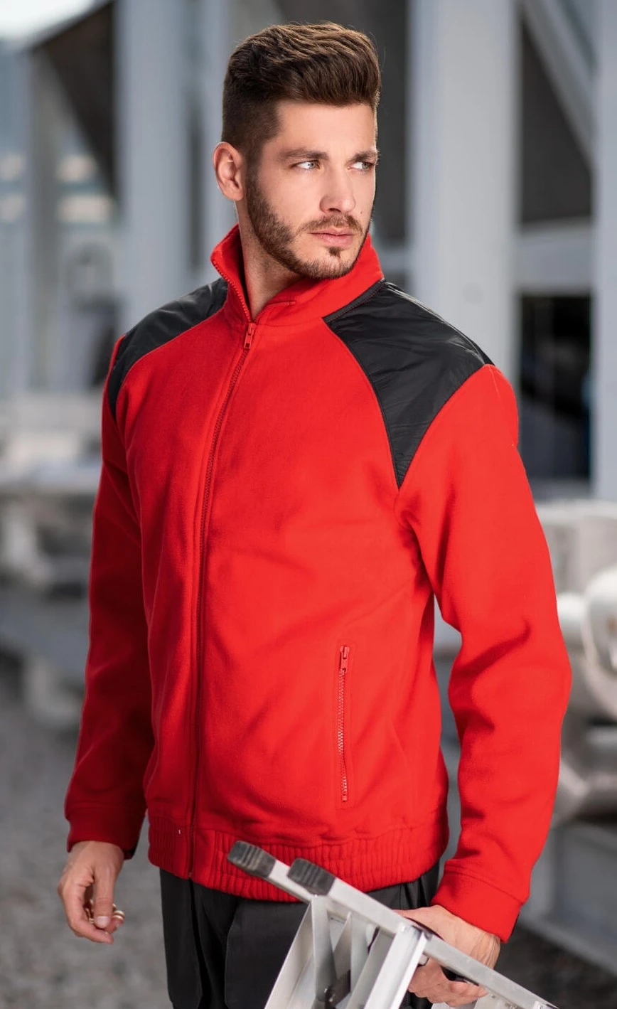 rimeck-506-fleece-jacket-hi-q-rot-model-0 RIMECK Fleecejacke Jacket Hi-Q 506