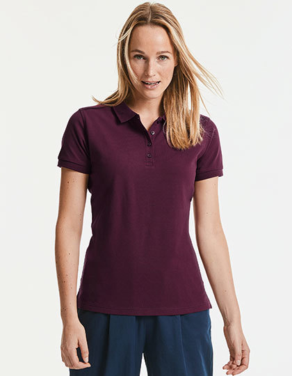 Russell Ladies Tailored Stretch Polo Russell Ladies Tailored Stretch Polo