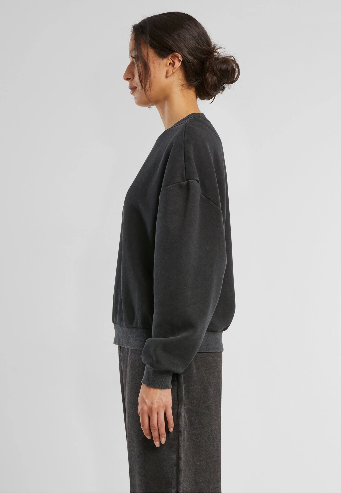 Build Your Brand Ladies Vintage Heavy Crewneck