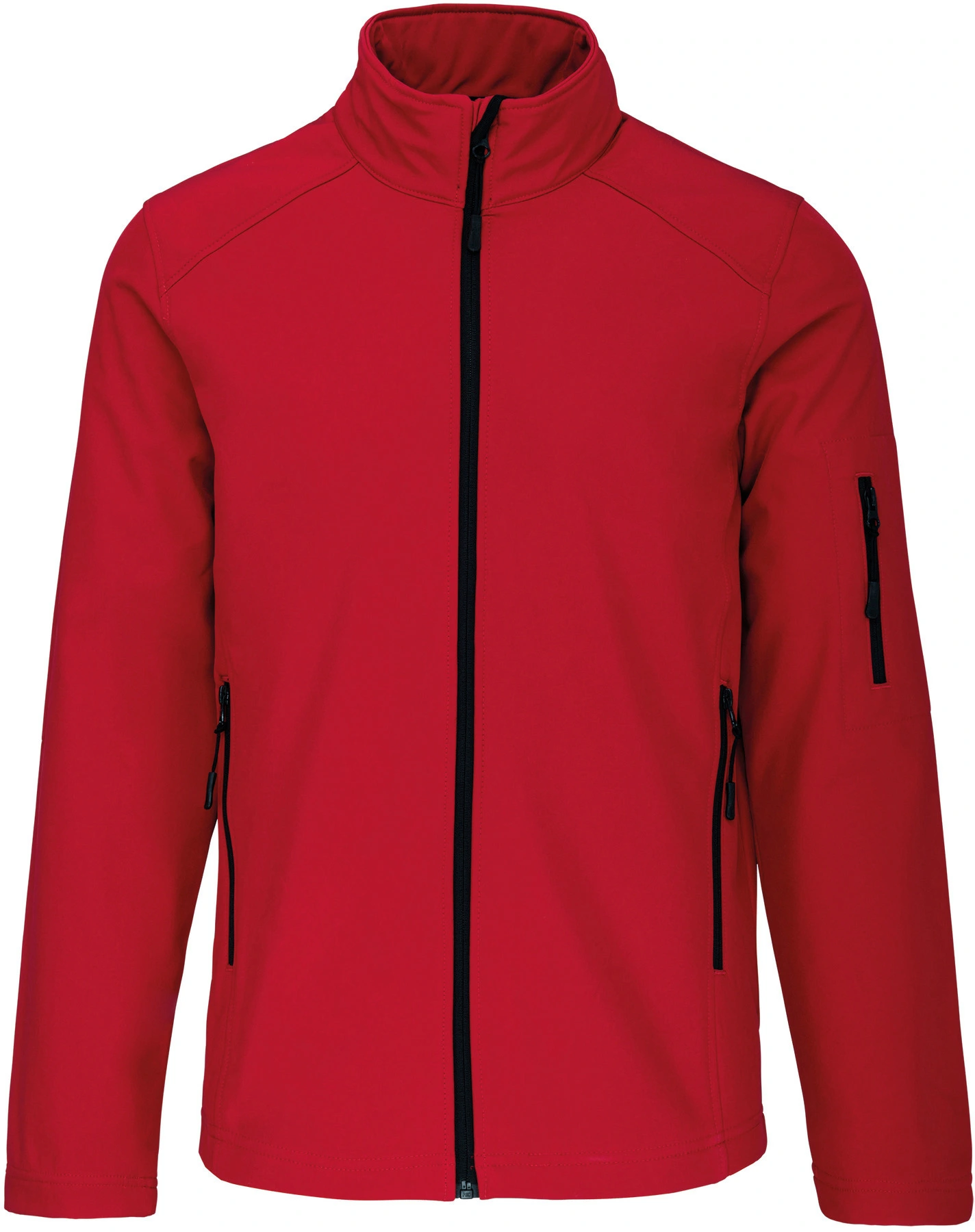 kariban-K402-kinder-3-lagen-softshell-jacke-red-front-3 Kariban Kinder Softshell Jacke