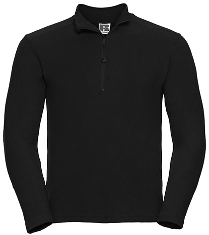 Russell Men`s Quarter Zip Microfleece Russell Men`s Quarter Zip Microfleece