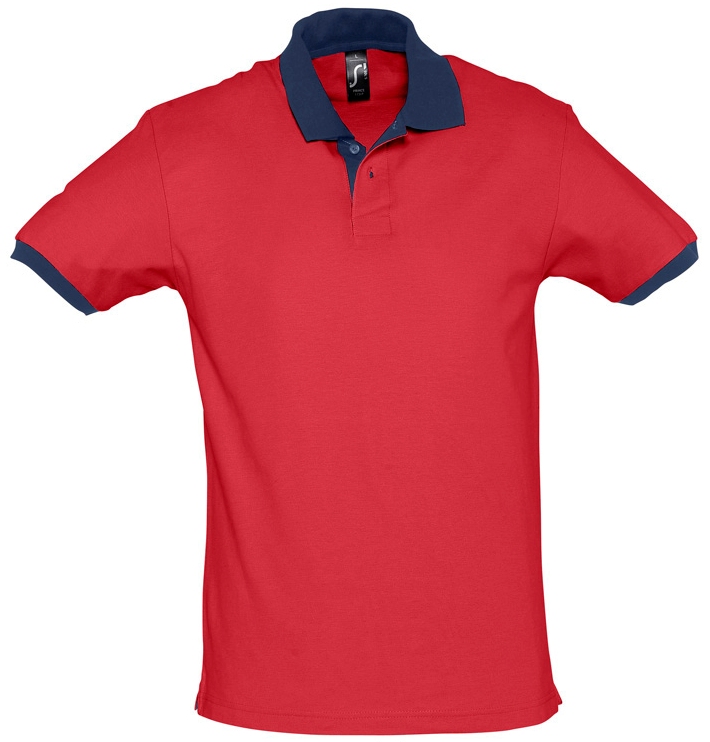 red/french navy 