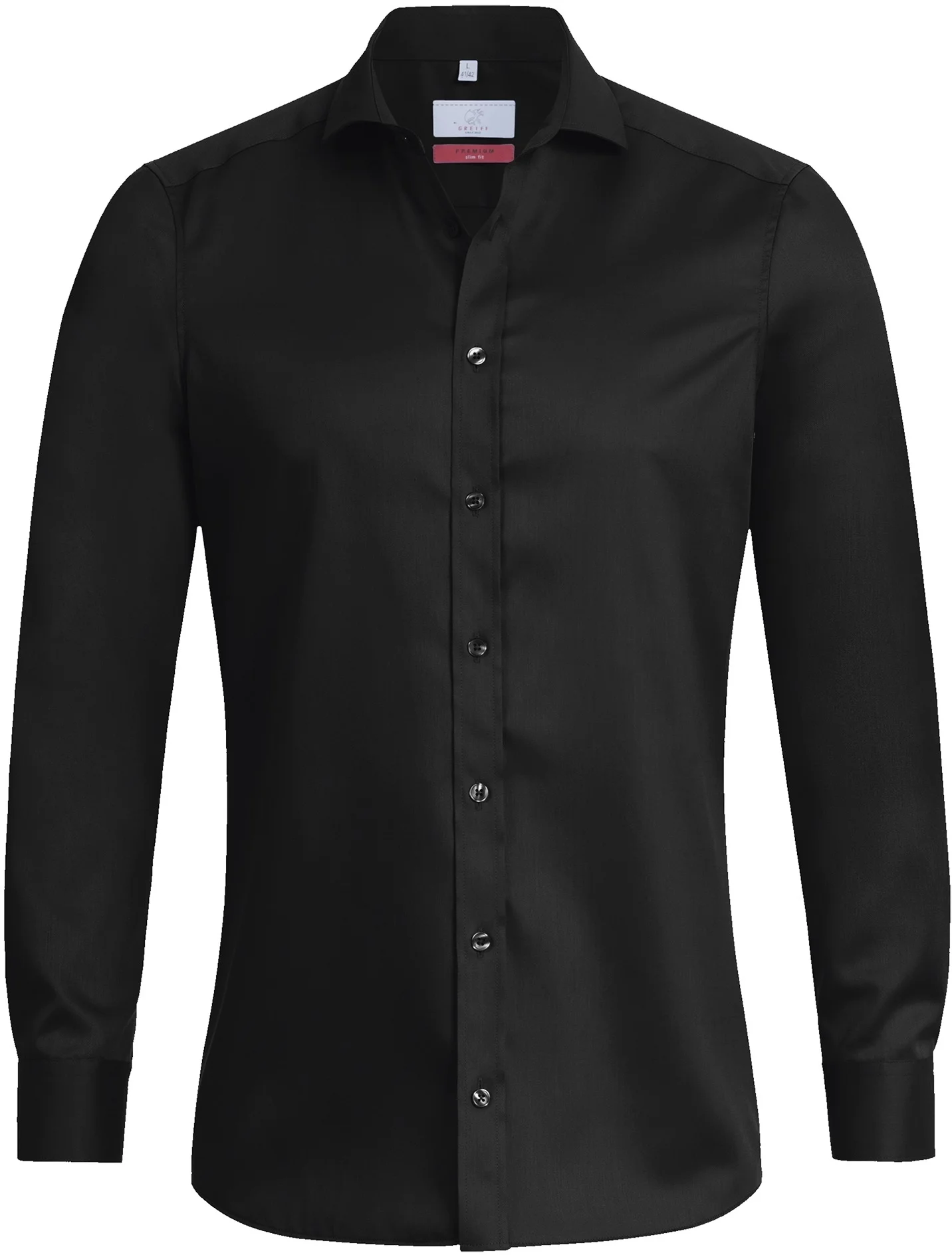 greiff-6760-herren-hemd-11-sf-premiu_1200_schwarz-front-2 GREIFF Herren Hemd PREMIUM Slim Fit