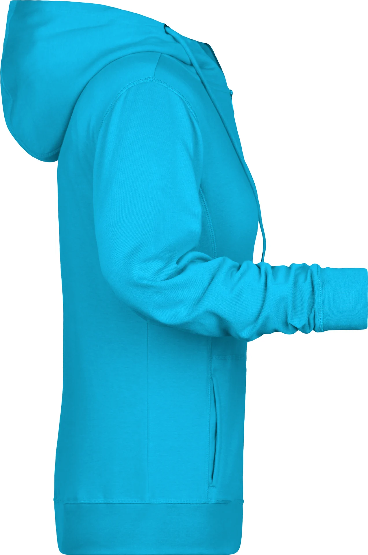 James & Nicholson Ladies Zip-Hoody