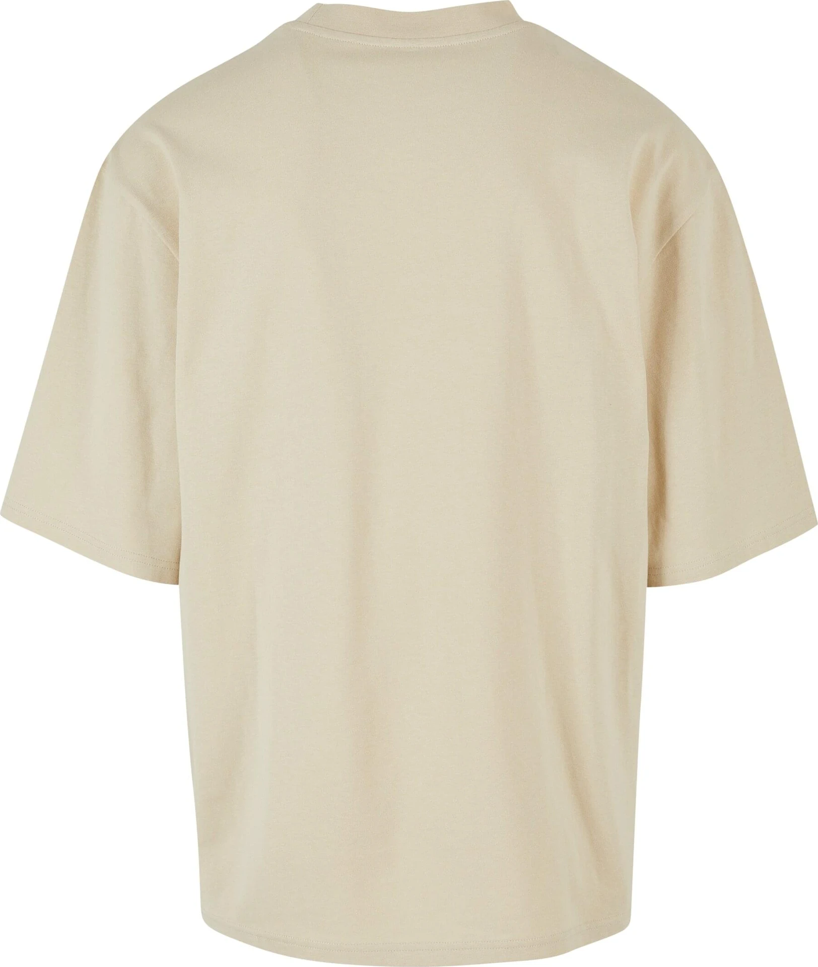 BYB-BY256-oversized-sleeve-t-shirt-sand-back-7 Build Your Brand Oversized Sleeve Tee