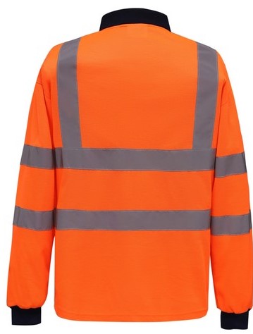 YOKO Hi-Vis Long Sleeve Polo