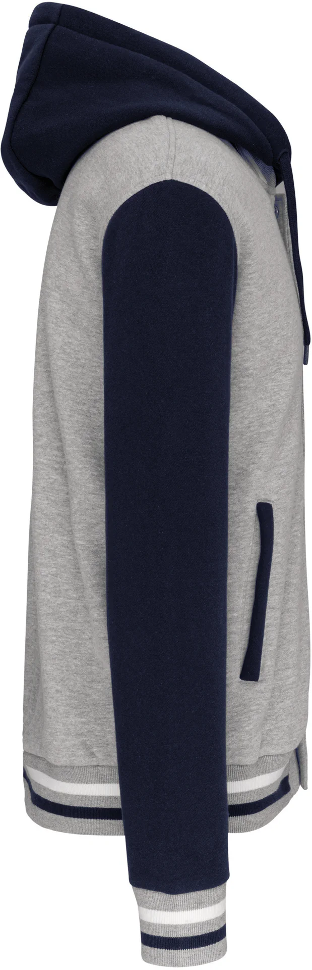 Kariban Unisex Kapuzen College Jacke "Teddy"