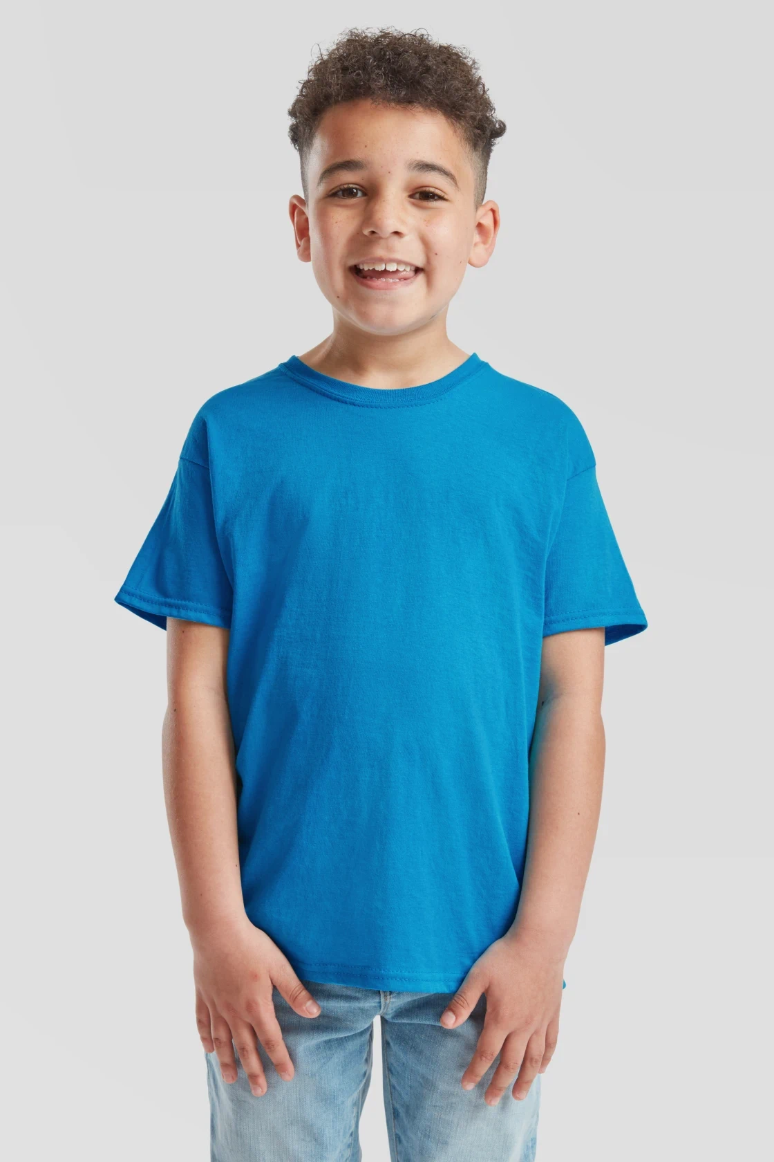 fruit-of-the-loom-61-019-0-kids-original-t-shirt-azureblue-model-0 F.O.L. Kids Original T