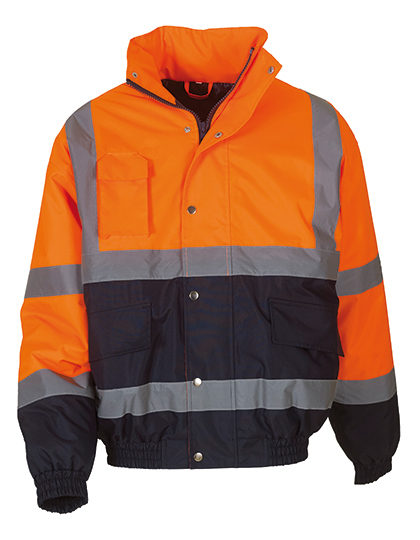 hi-vis orange/navy