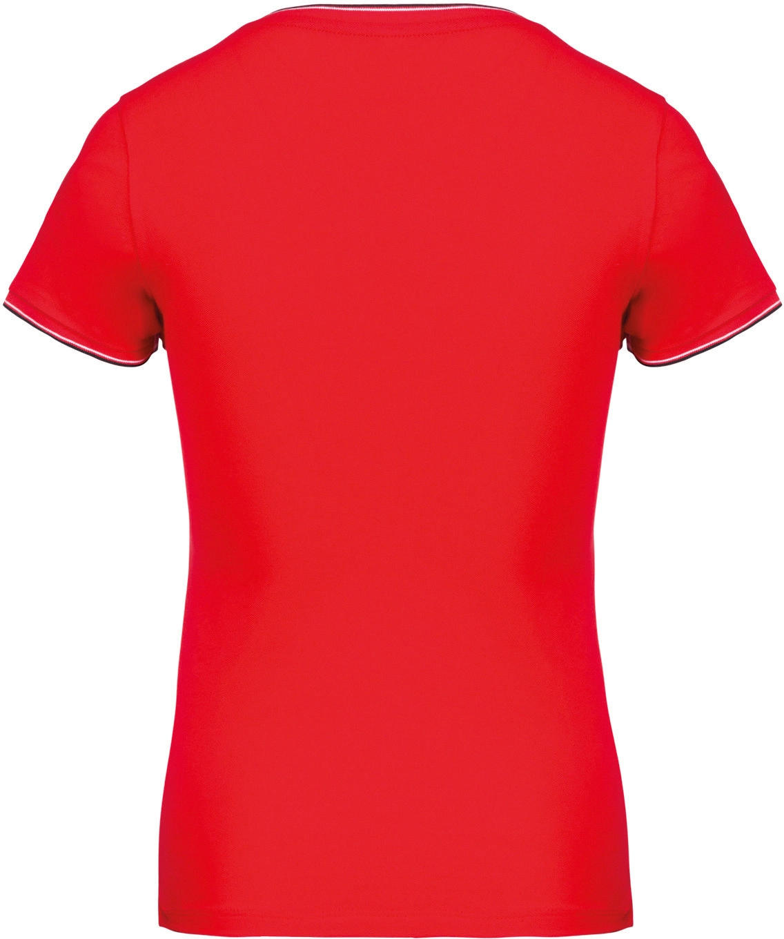 Kariban Damen Piqué V-Ausschnitt T-Shirt