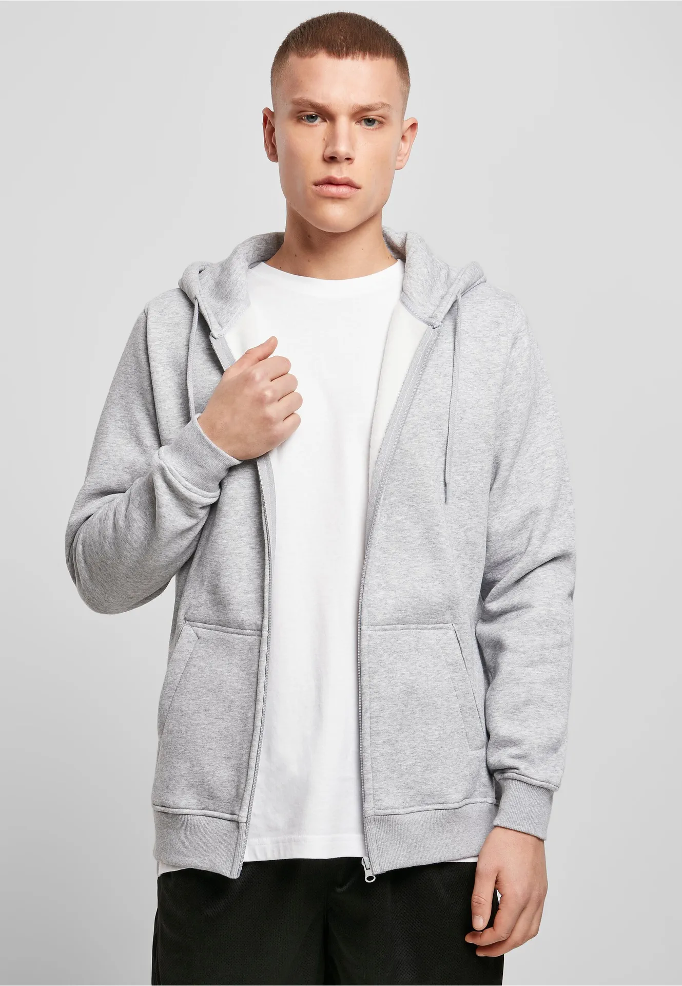 Build Your Brand Heavy Zip Hoody