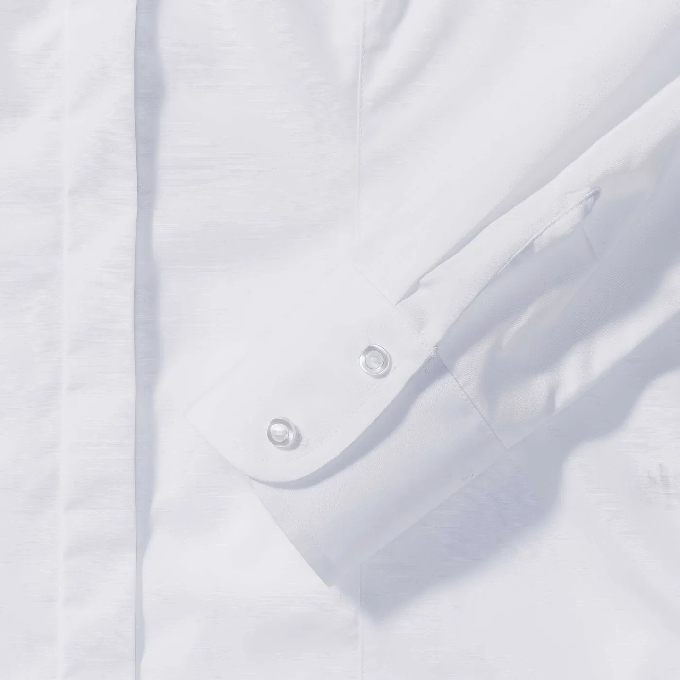 Russell Ladies Long Sleeve Polycotton Easy Care Fitted Poplin Shirt