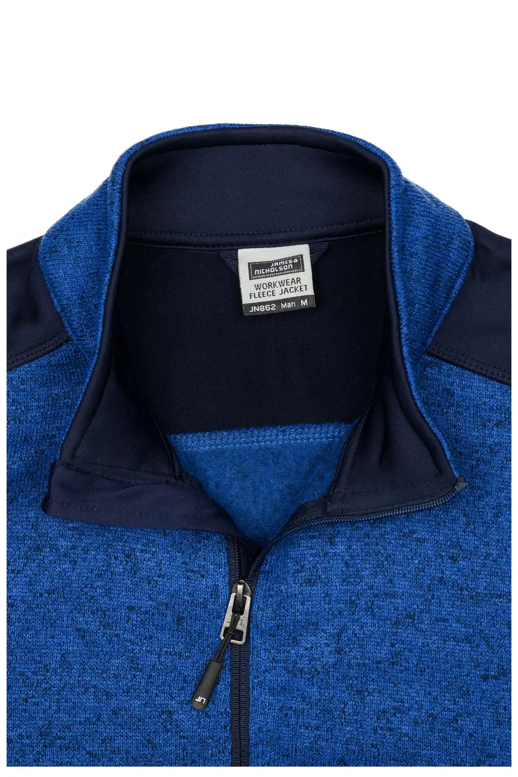 James & Nicholson Men's Knitted Workwear Fleece Jacket -STRONG-
