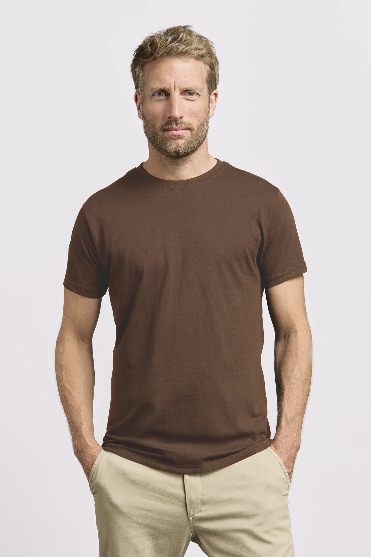 promodoro-3099-mens-premium-t-shirt-brown-model-0 Promodoro Men's Premium-T