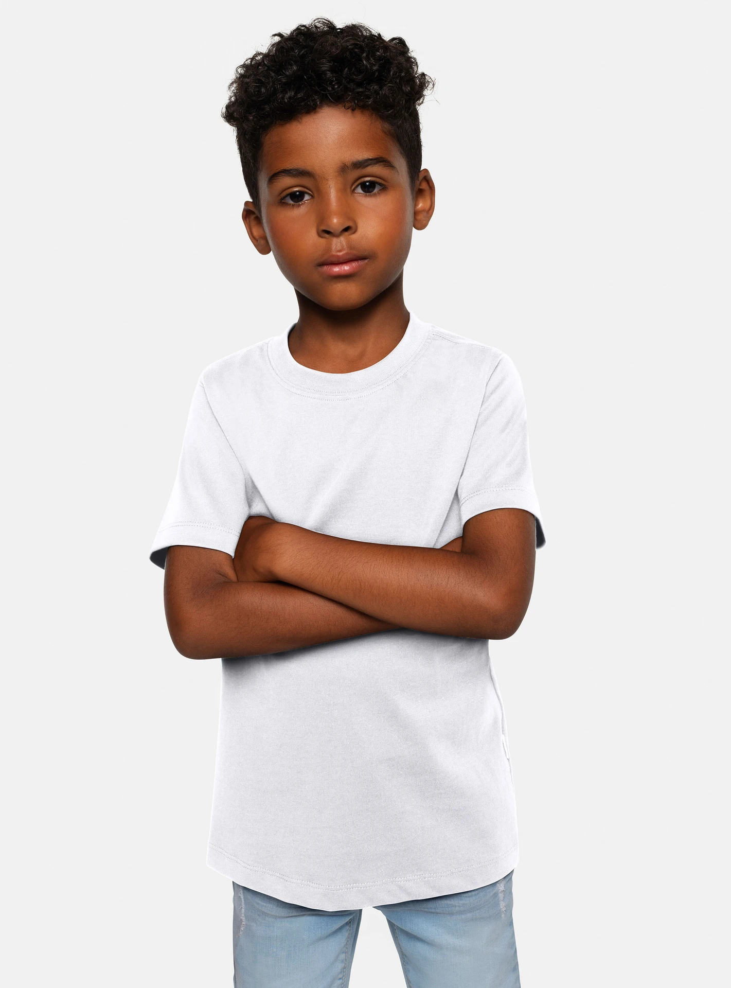 hakro-521-kinder-t-shirt-bio-baumwolle-weiss-model-0 HAKRO Kinder T-Shirt 521 Bio-Baumwolle