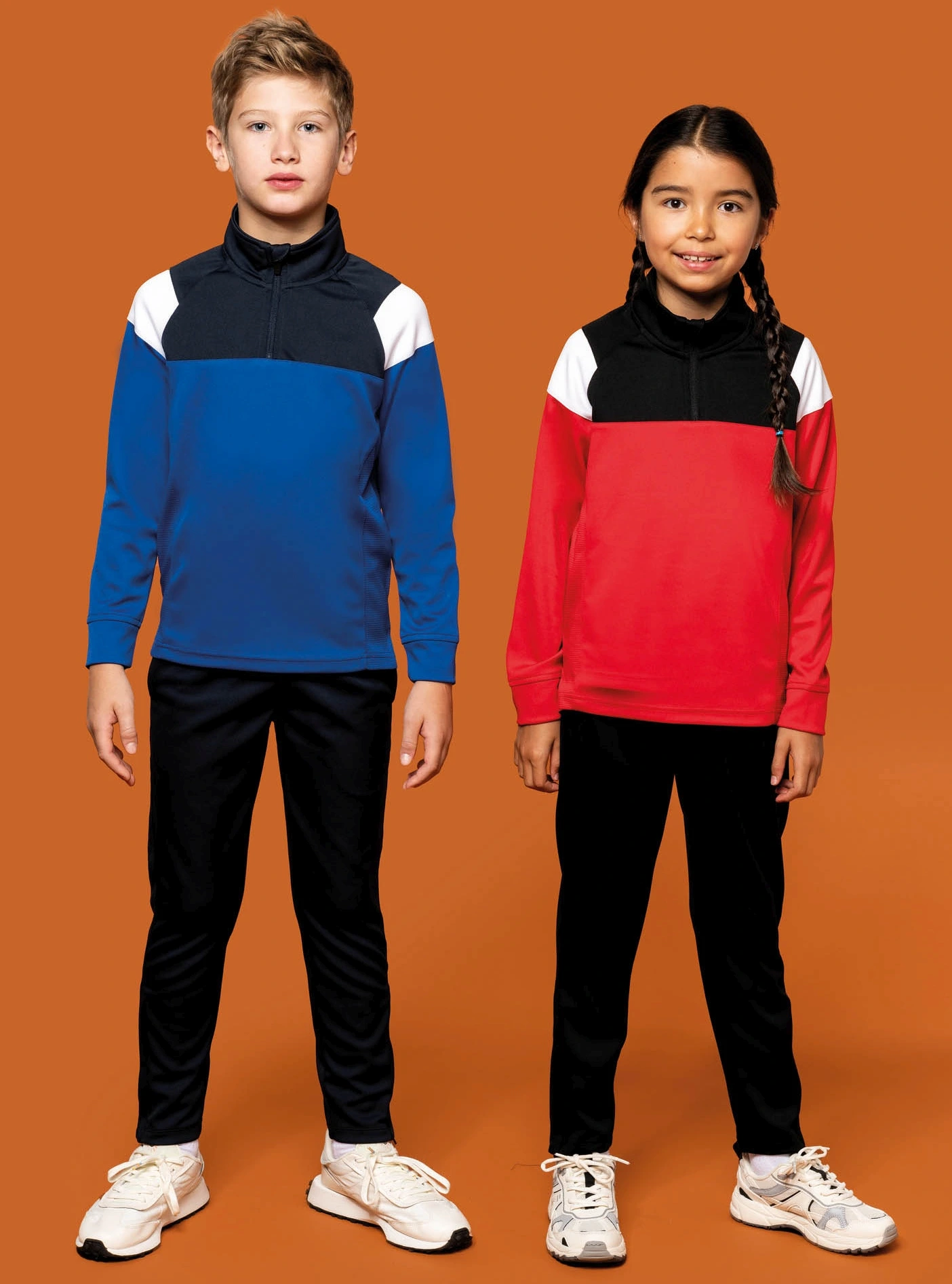 Kariban Kinder Training Sweatshirt 1/4 Zip