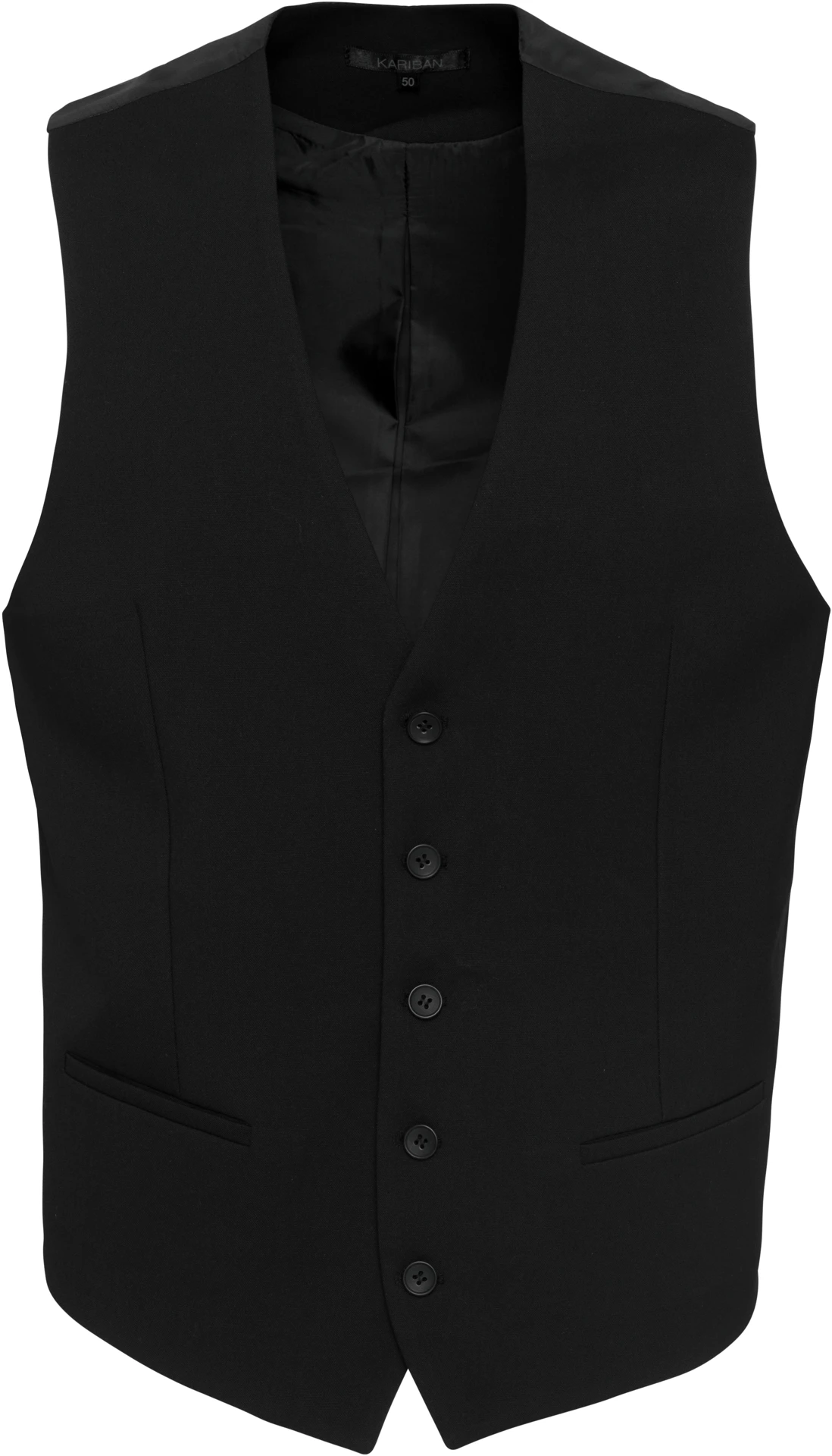 kariban-K501-herren-weste-black-front-3 Kariban Herren Weste