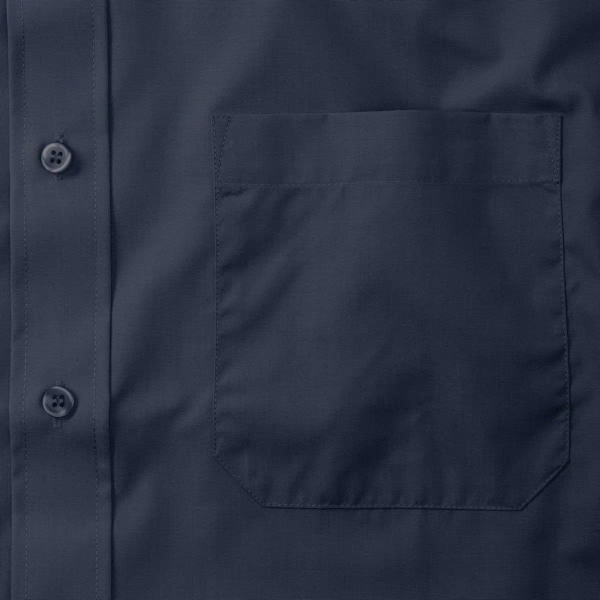 Russell Men's Short Sleeve Polycotton Easy Care Poplin Shirt