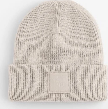 Beechfield Kids Deep Cuffed Tonal Patch Beanie
