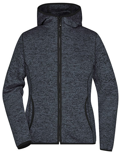 James & Nicholson Ladies Knitted Fleece Hoody James & Nicholson Ladies Knitted Fleece Hoody