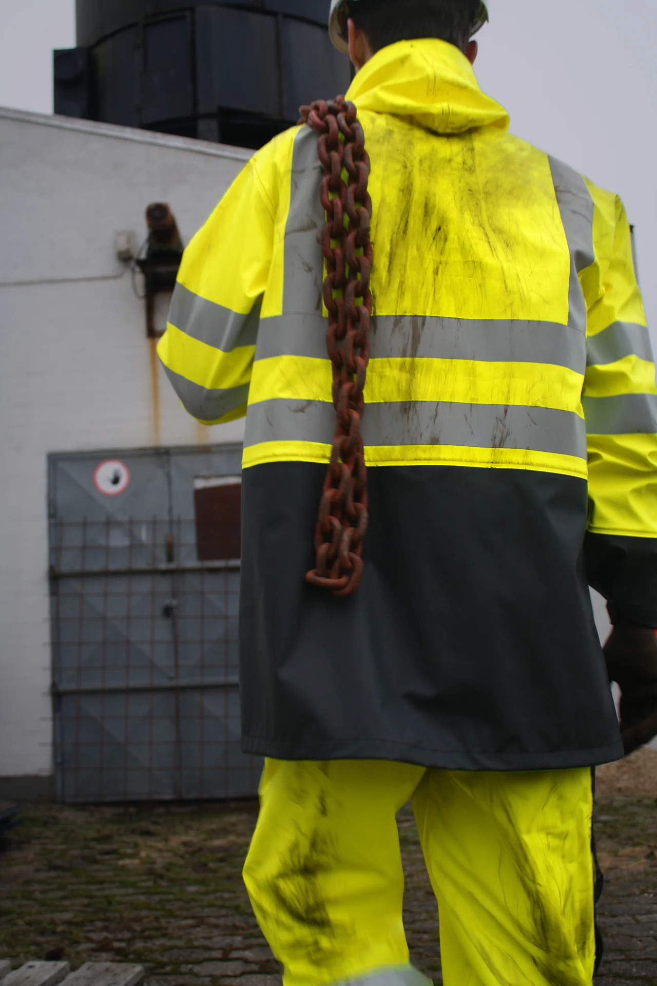 Lyngsøe FR-LR6055 Flammhemmende Hi-Vis Regenjacke