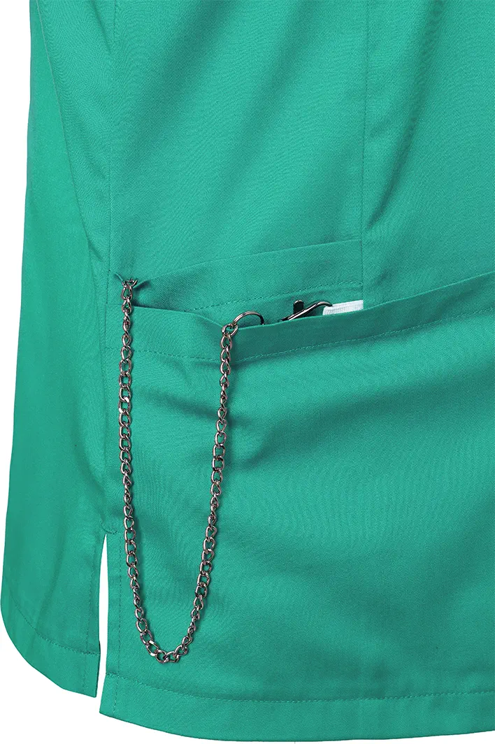 karlowsky-ks66-damen-schlupfkasack-essential-emeraldgreen-detail-6 KARLOWSKY Damen-Schlupfkasack Essential