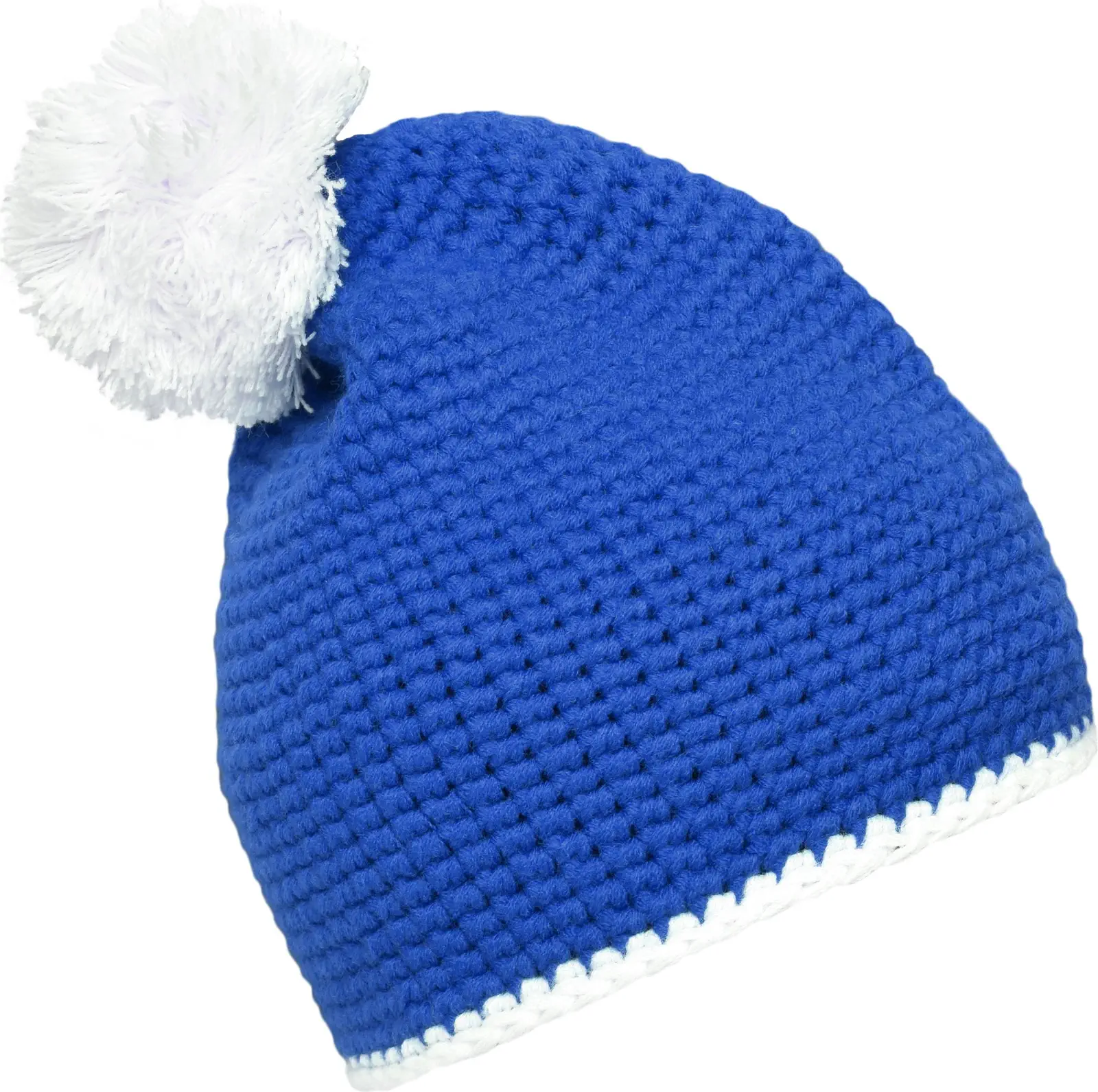 myrtle beach Pompon Hat with Contrast Stripe