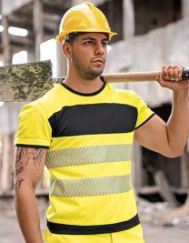 Korntex EOS Hi-Vis Workwear T-Shirt With Printing Area
