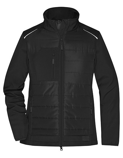 James & Nicholson Ladies Hybrid Jacket 1819 James & Nicholson Ladies Hybrid Jacket 1819