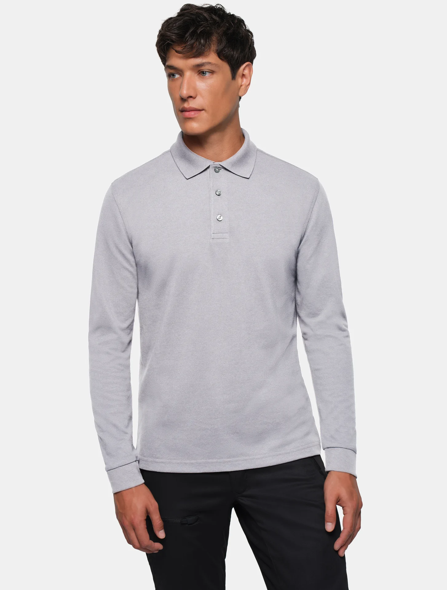 HAKRO Longsleeve-Poloshirt 815 Mikralinar®