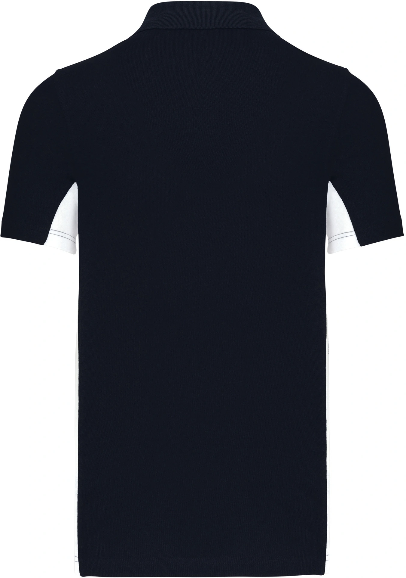kariban-K232-2-farbiges-pique-polo-flag-navy-white-back-6 Kariban 2-farbiges Polo "Flag"