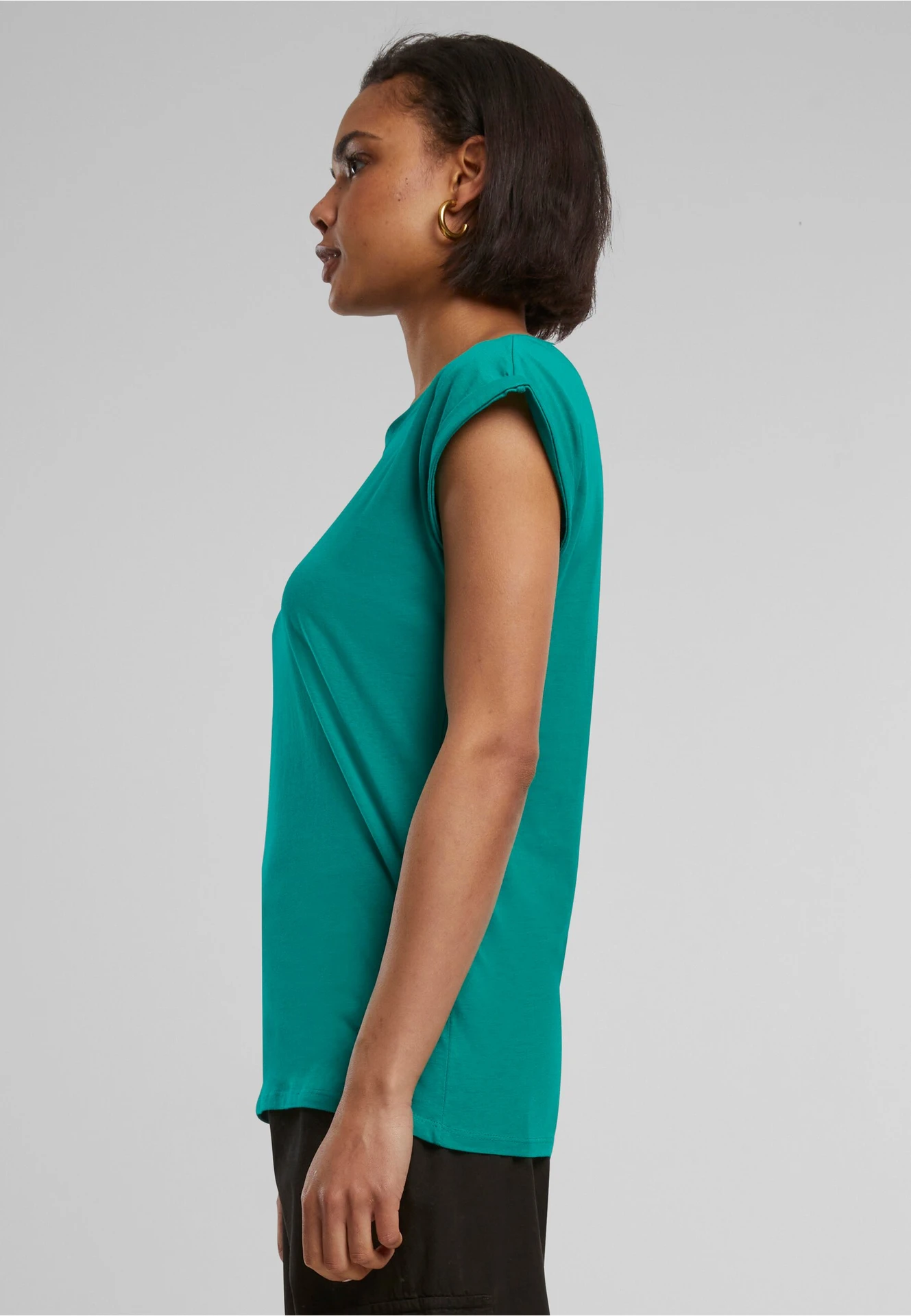 Build Your Brand Ladies Extended Shoulder Tee