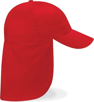 beechfield-b11b-junior-legionnaire-style-cap-classicred-front-1 Beechfield Junior Legionnaire Style Cap