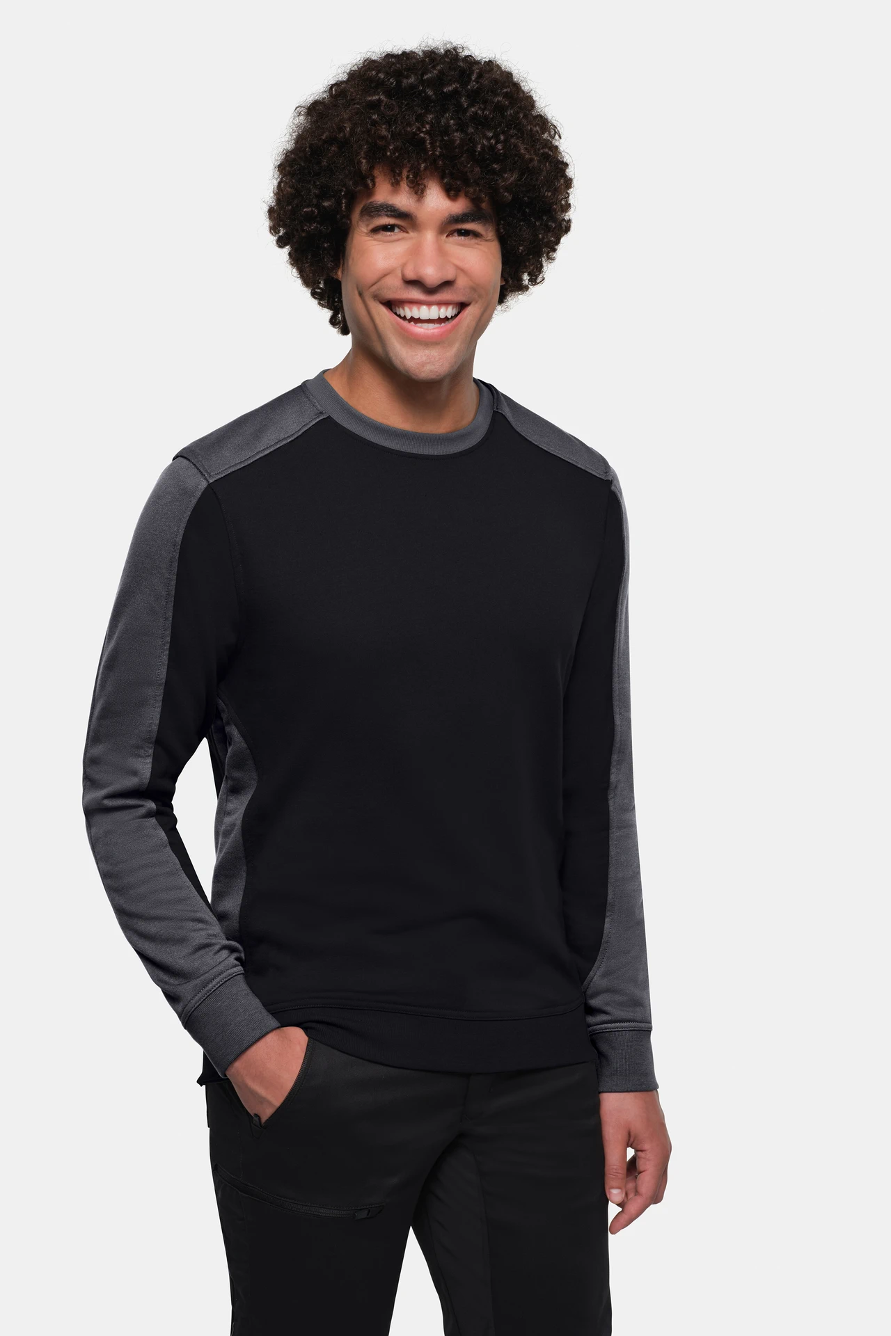 HAKRO Sweatshirt 549 Contrast MIKRALINAR® ECO