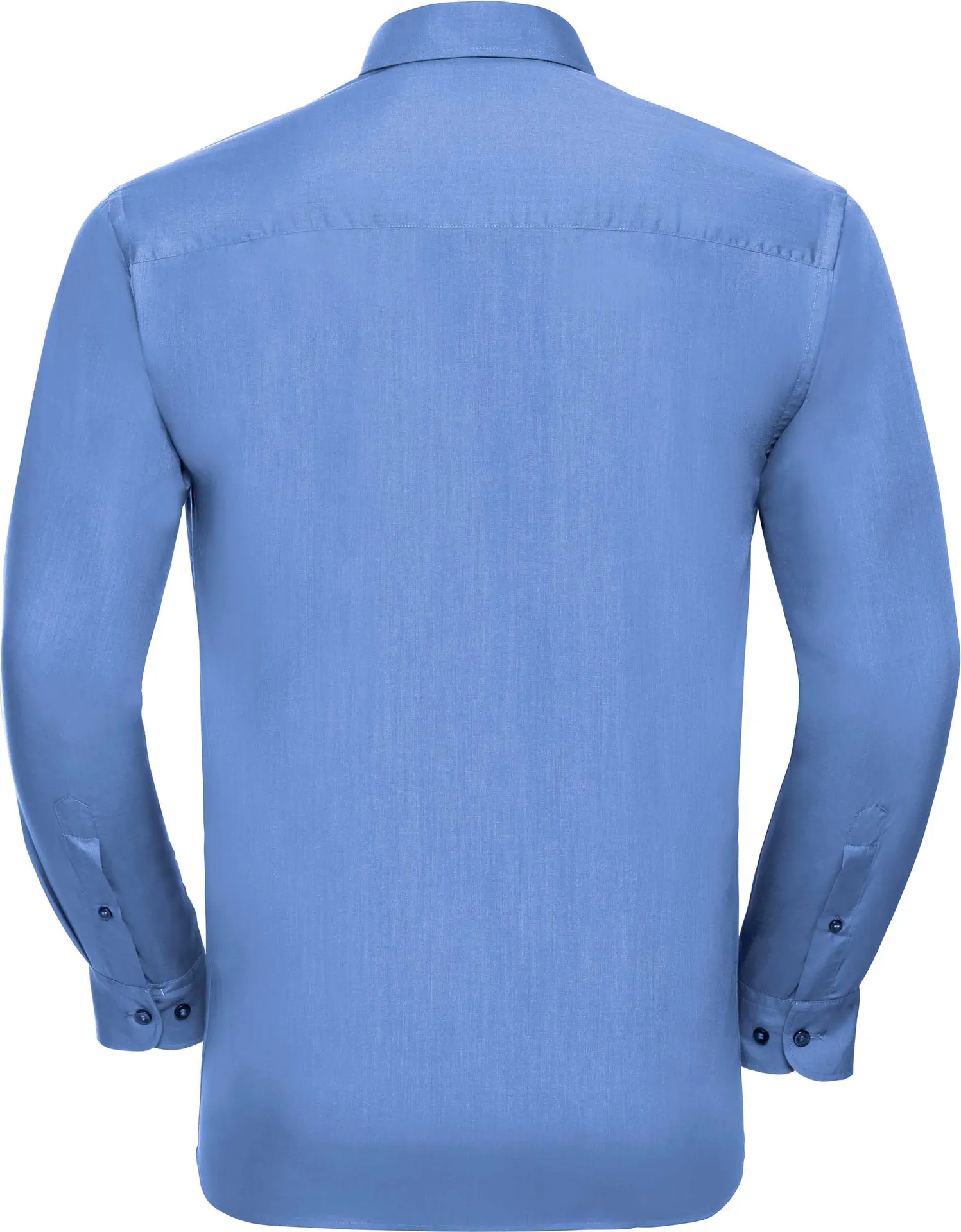 Russell Men's Long Sleeve Polycotton Easy Care Poplin Shirt
