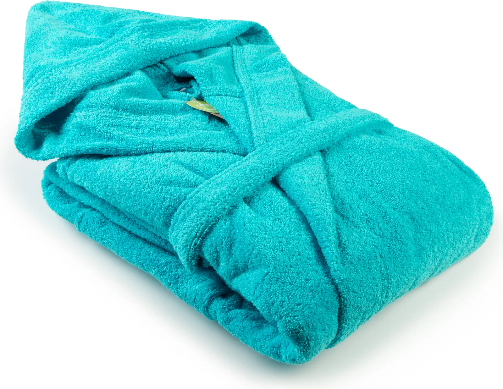 artg-ar026-bathrobe-with-hood-aquablue-front-1 ARTG Bathrobe With Hood