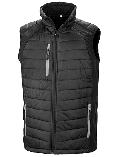 Result Black Compass Softshell Gilet