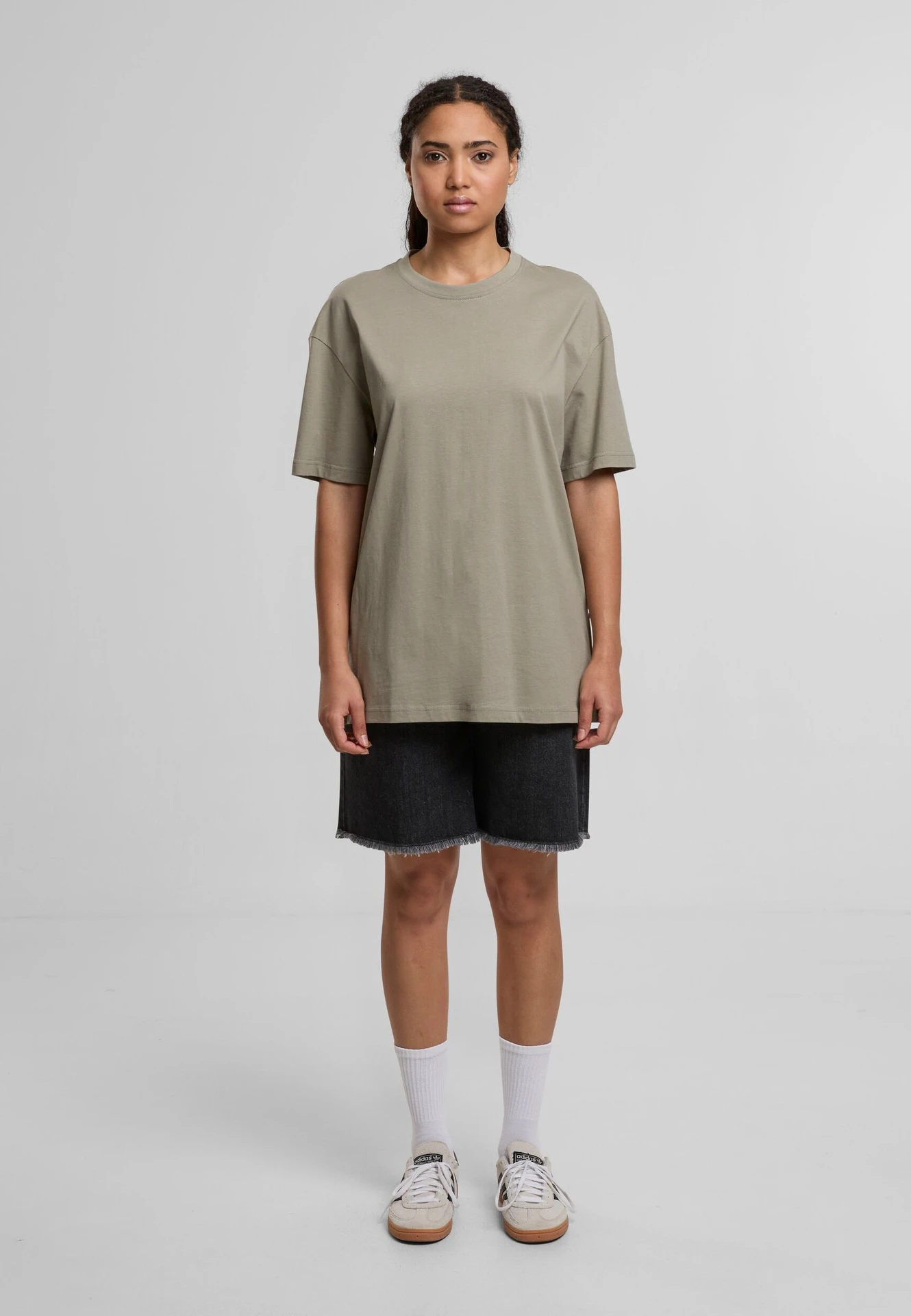 Build Your Brand Ladies Oversized Boyfriend Tee