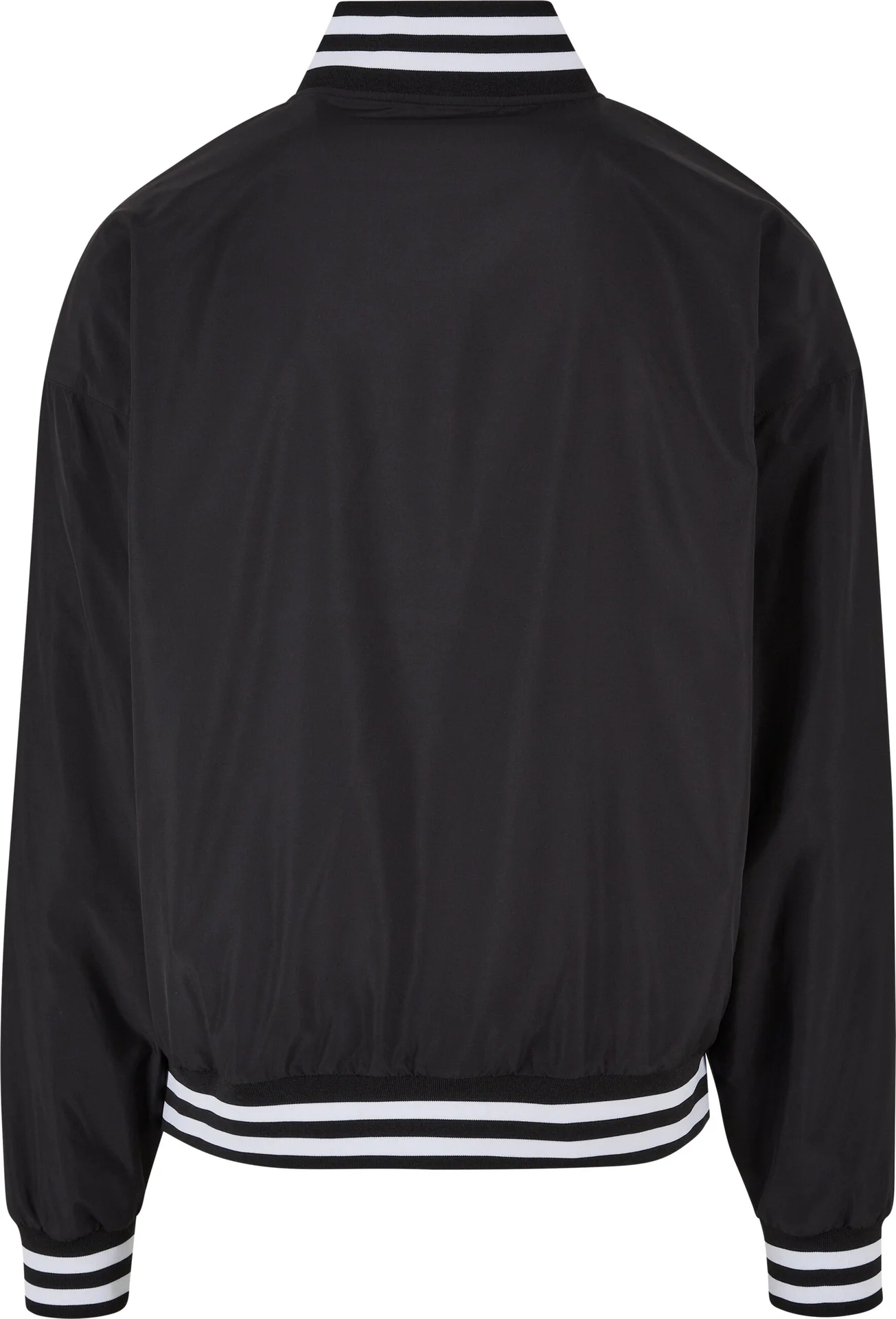 BYB-BY259-light-college-jacket-black-back-7 Build Your Brand Light College Jacket