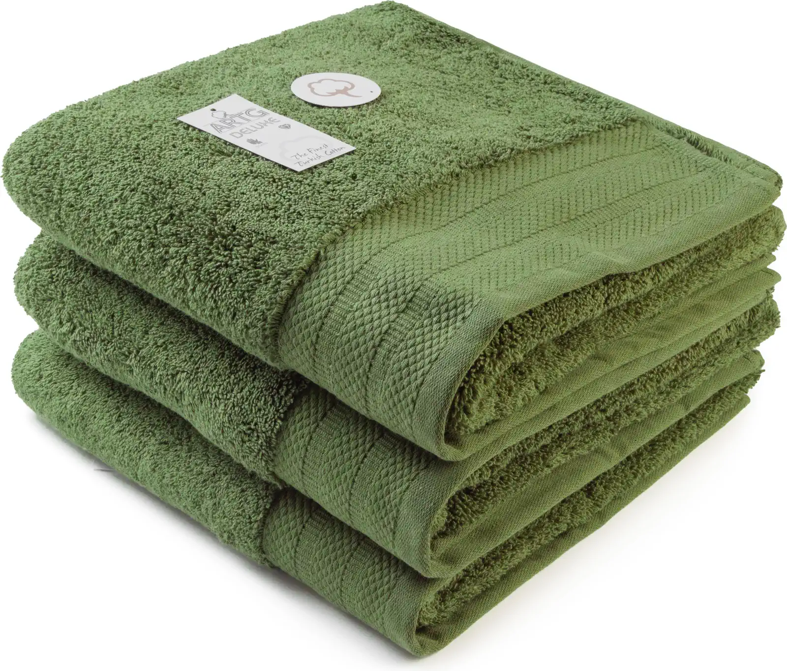 artg-ar603-hand-towel-excellent-deluxe-armygreen-front-1 ARTG Hand Towel Excellent Deluxe