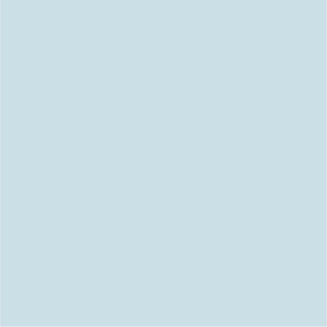 creamy blue
